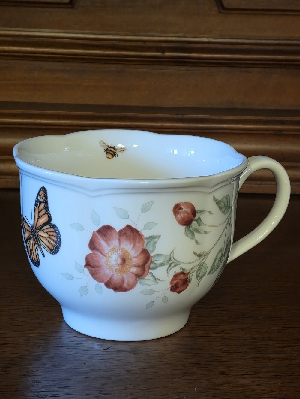 Lenox Butterfly Meadow Latte Mug, 18 oz